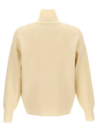 ma' ry' ya Half Zip Sweater White, view 2