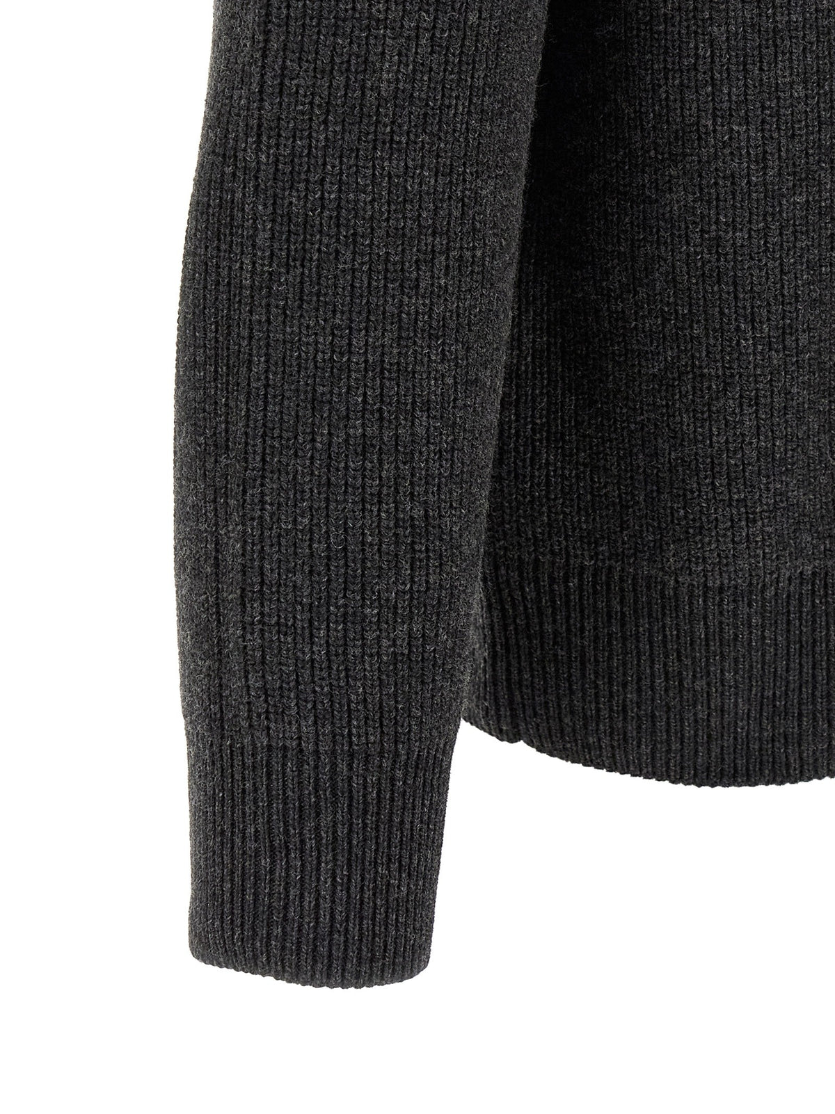 JW Anderson Half Zip Sweater Grey