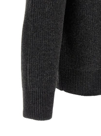 JW Anderson Half Zip Sweater Grey