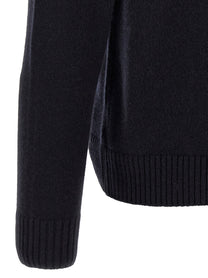 Zanone Half Zip Sweater Blue