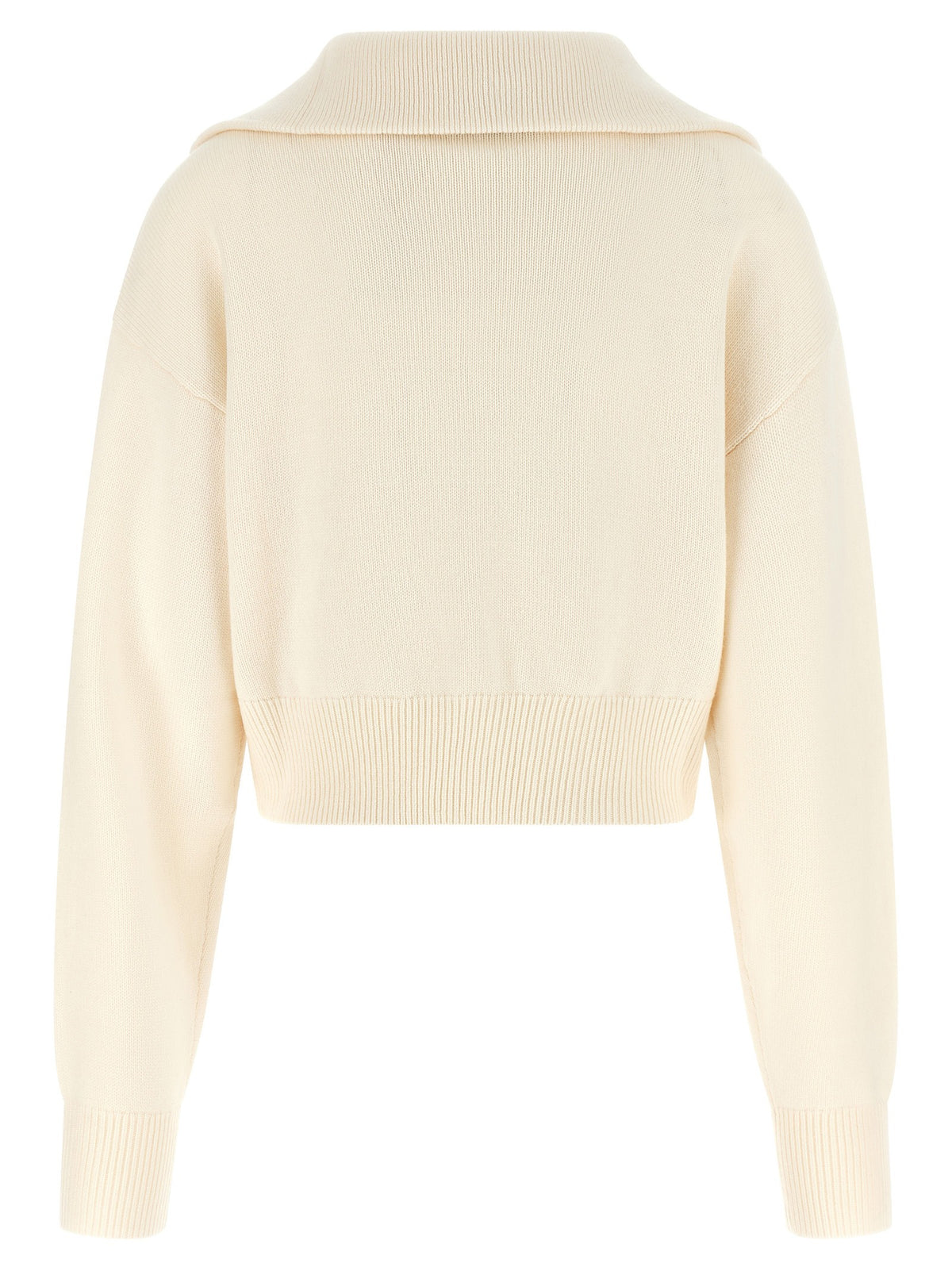 Coperni Half Zip Sweater White