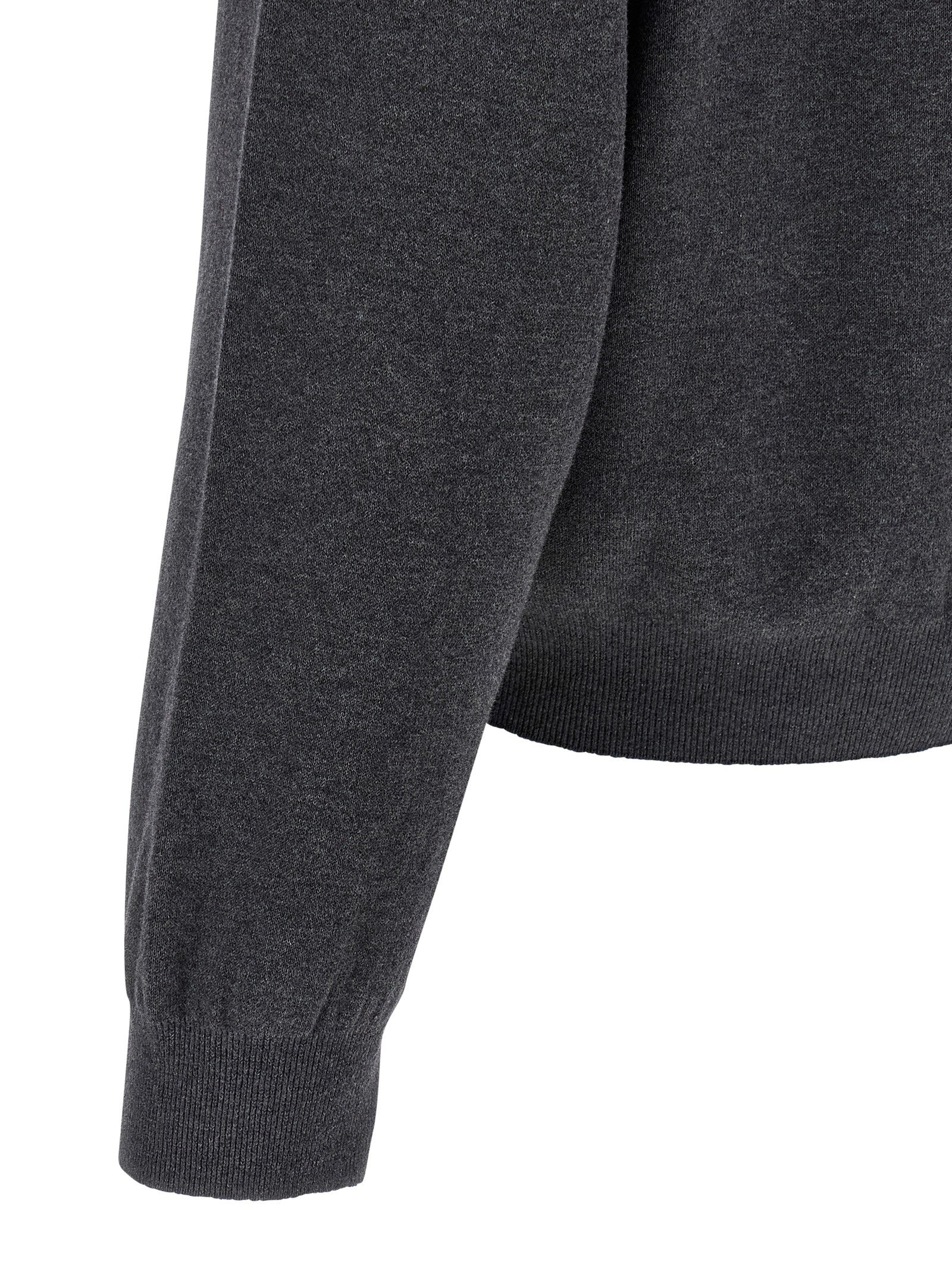 Balenciaga Half Zip Sweater Grey