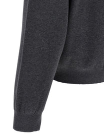 Balenciaga Half Zip Sweater Grey