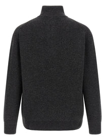 JW Anderson Half Zip Sweater Grey