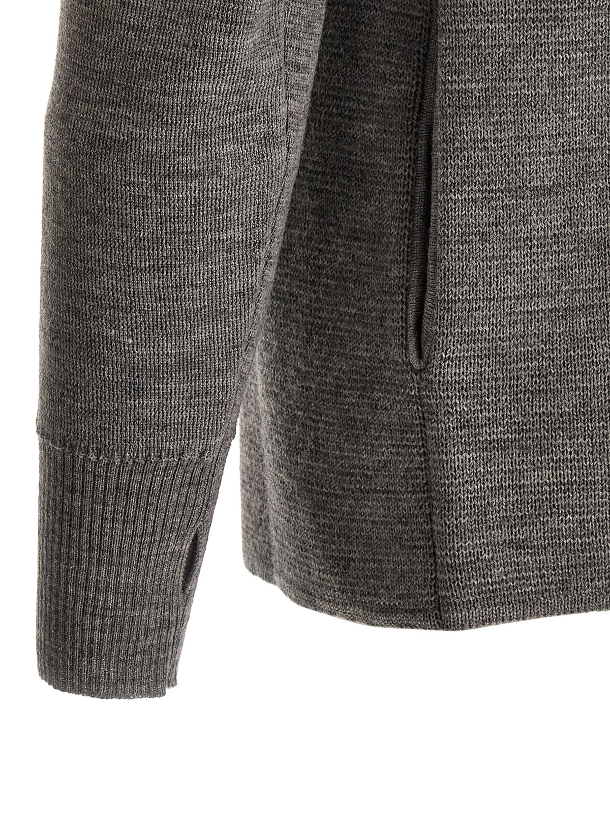 ma' ry' ya Half Zip Sweater Grey