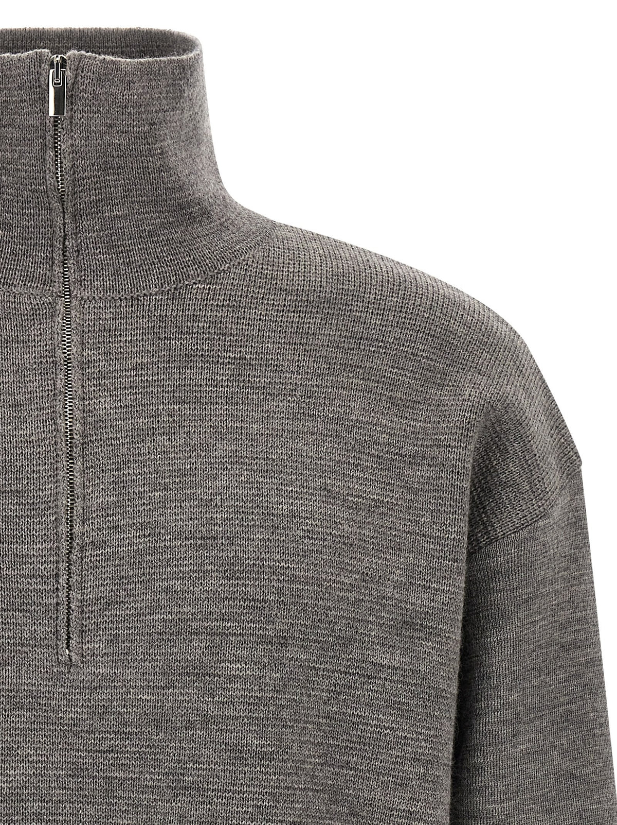 ma' ry' ya Half Zip Sweater Grey, view 3