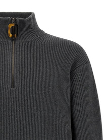 JW Anderson Half Zip Sweater Grey