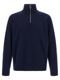 Larmeri Studio Half Zip Sweater Blue