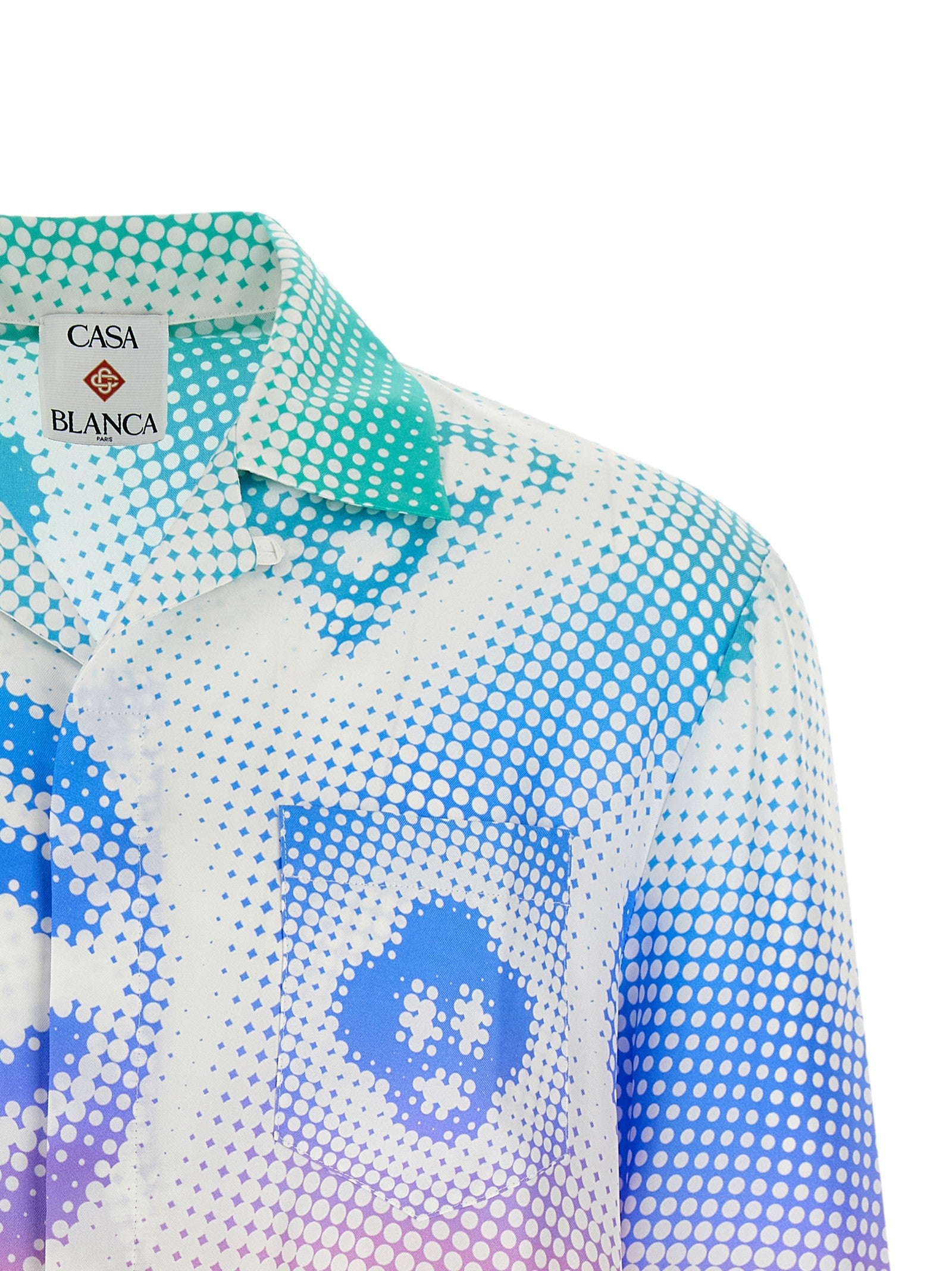 Casablanca Halftone Shirt Gold