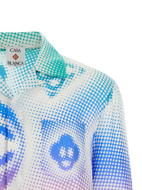 Casablanca Halftone Shirt Gold