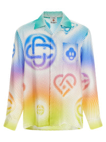 Casablanca Halftone Shirt Gold