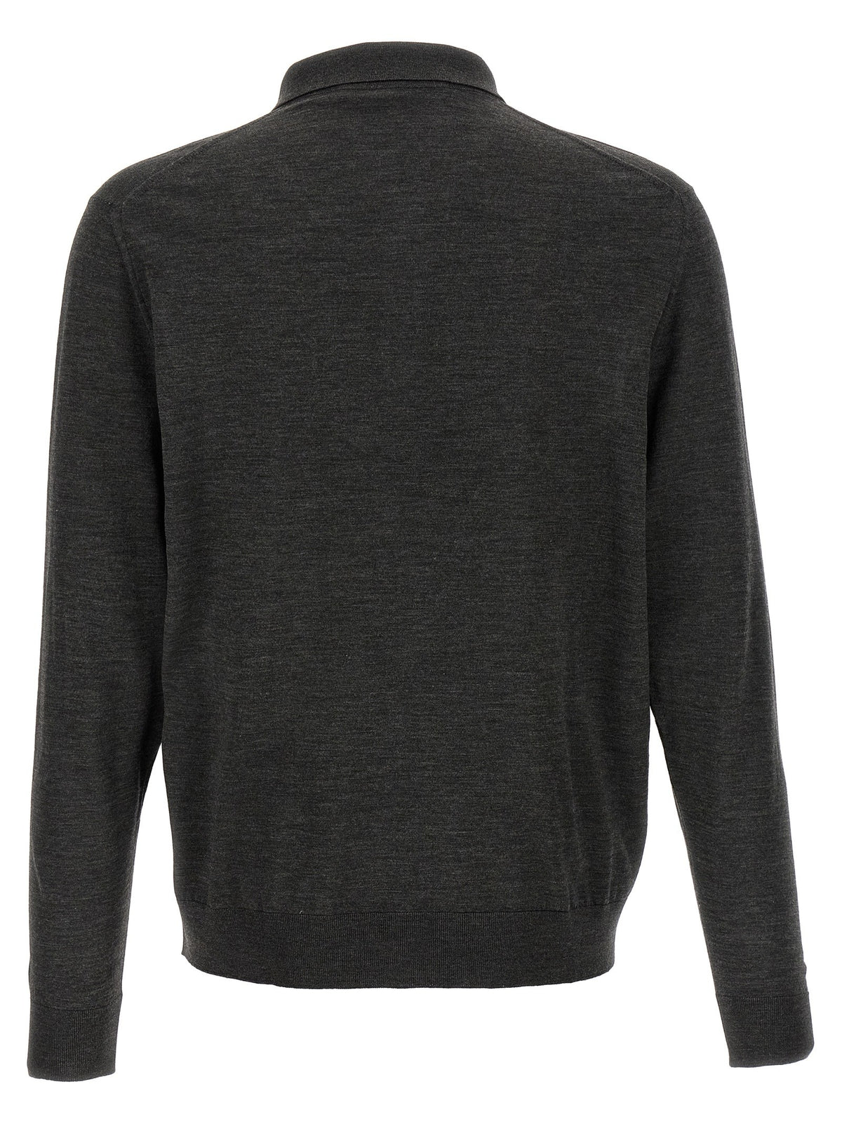 Kiton Halfzip Polo Shirt Grey