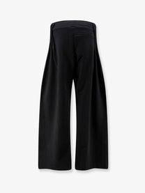 Dries Van Noten Women's Hamesa Bis Cotton Trousers Black, view 2