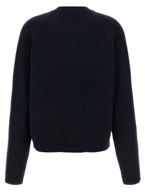 Toteme Hammered Button Cardigan Blue