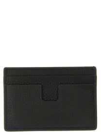 Tom Ford Hammered Card Holder Black