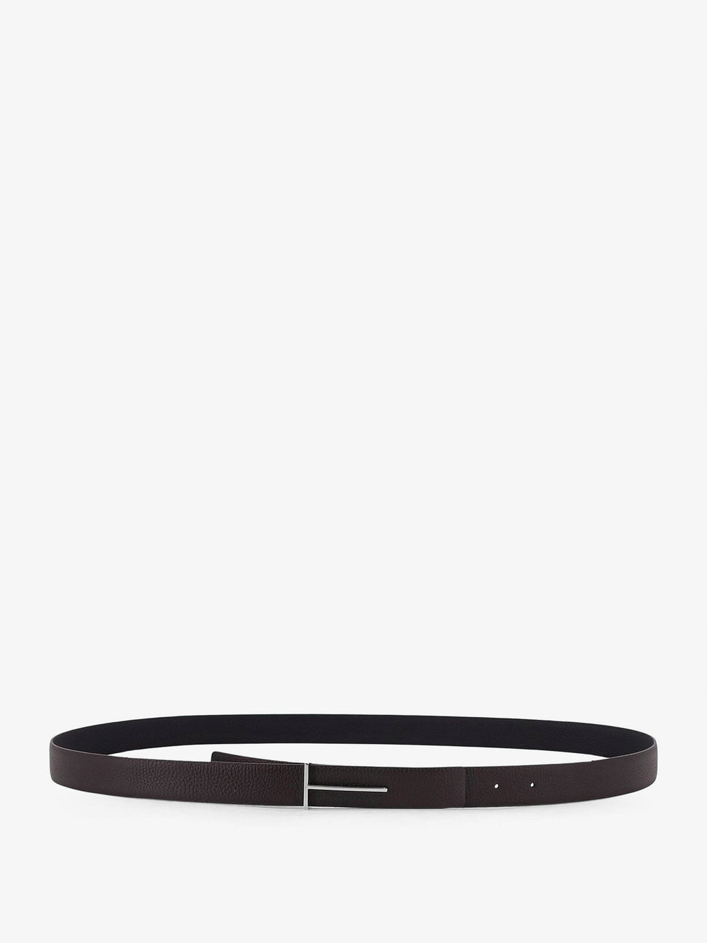 Tom Ford Men's Hammered Leather Belt Black