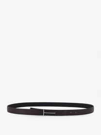 Tom Ford Men's Hammered Leather Belt Black