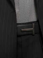 Tom Ford Men's Hammered Leather Belt Black, view 2