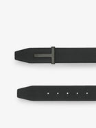 Tom Ford Men's Hammered Leather Belt Black, view 3