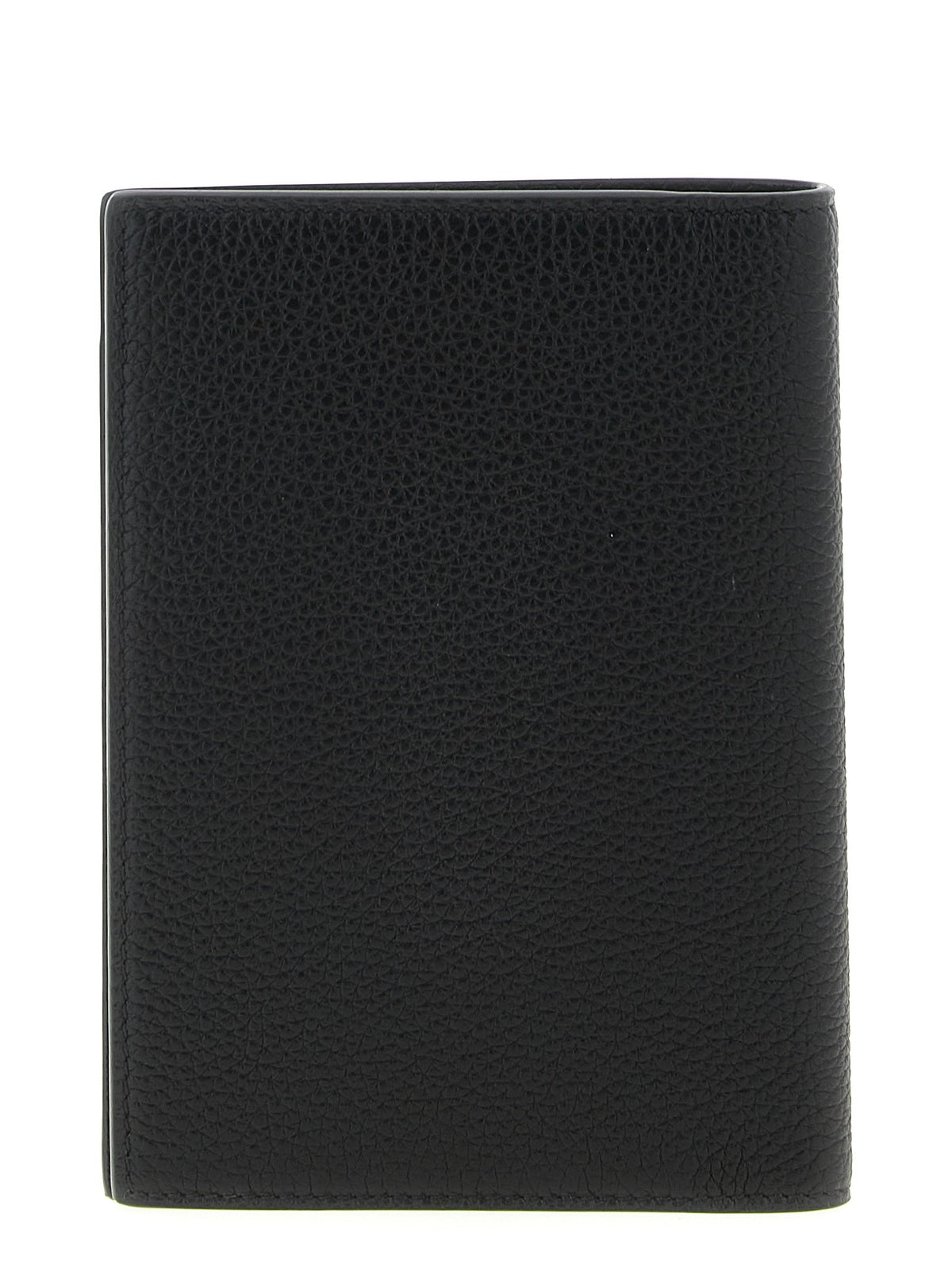 Tom Ford Hammered Leather Passport Holder Black, view 2