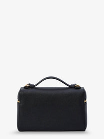 Tory Burch Women's Hammered Leather Romy Slim Shoulder Bag Black