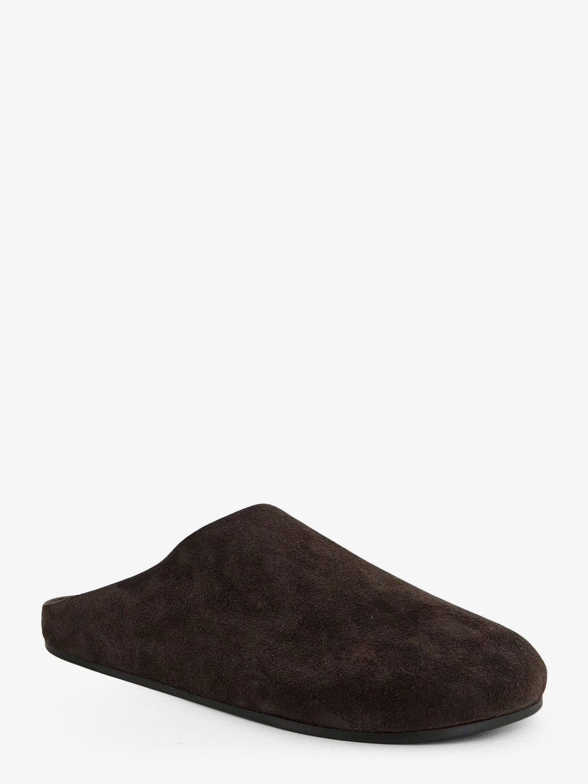 The Row Women's Hammered Leather Sandals Brown