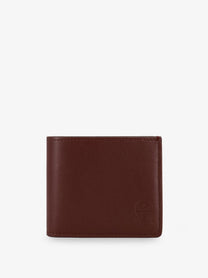 Brunello Cucinelli Men's Hammered Leather Wallet Beige