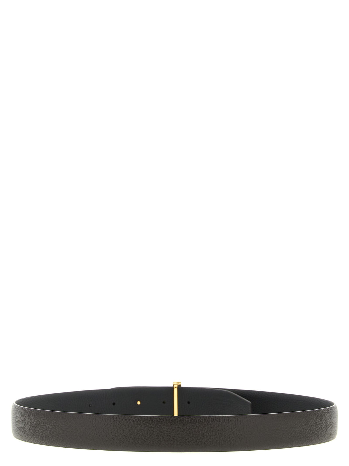 Tom Ford Hammered Reversible Belt Gold