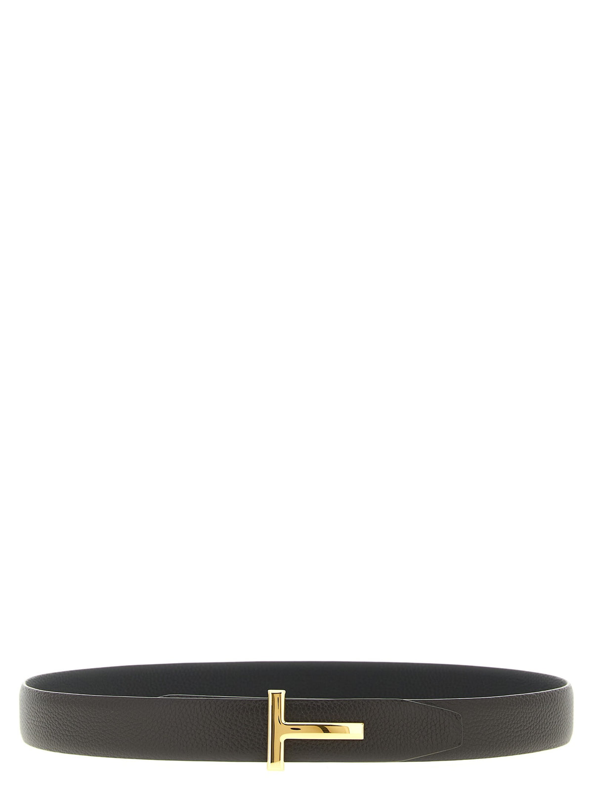 Tom Ford Hammered Reversible Belt Gold