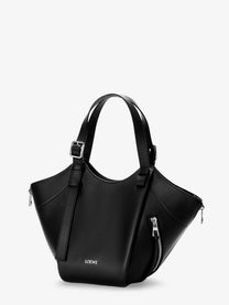 Loewe Women's Hammock Flip Leather Handbag Black