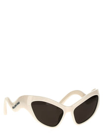 Balenciaga Hamptons Cat Sunglasses White