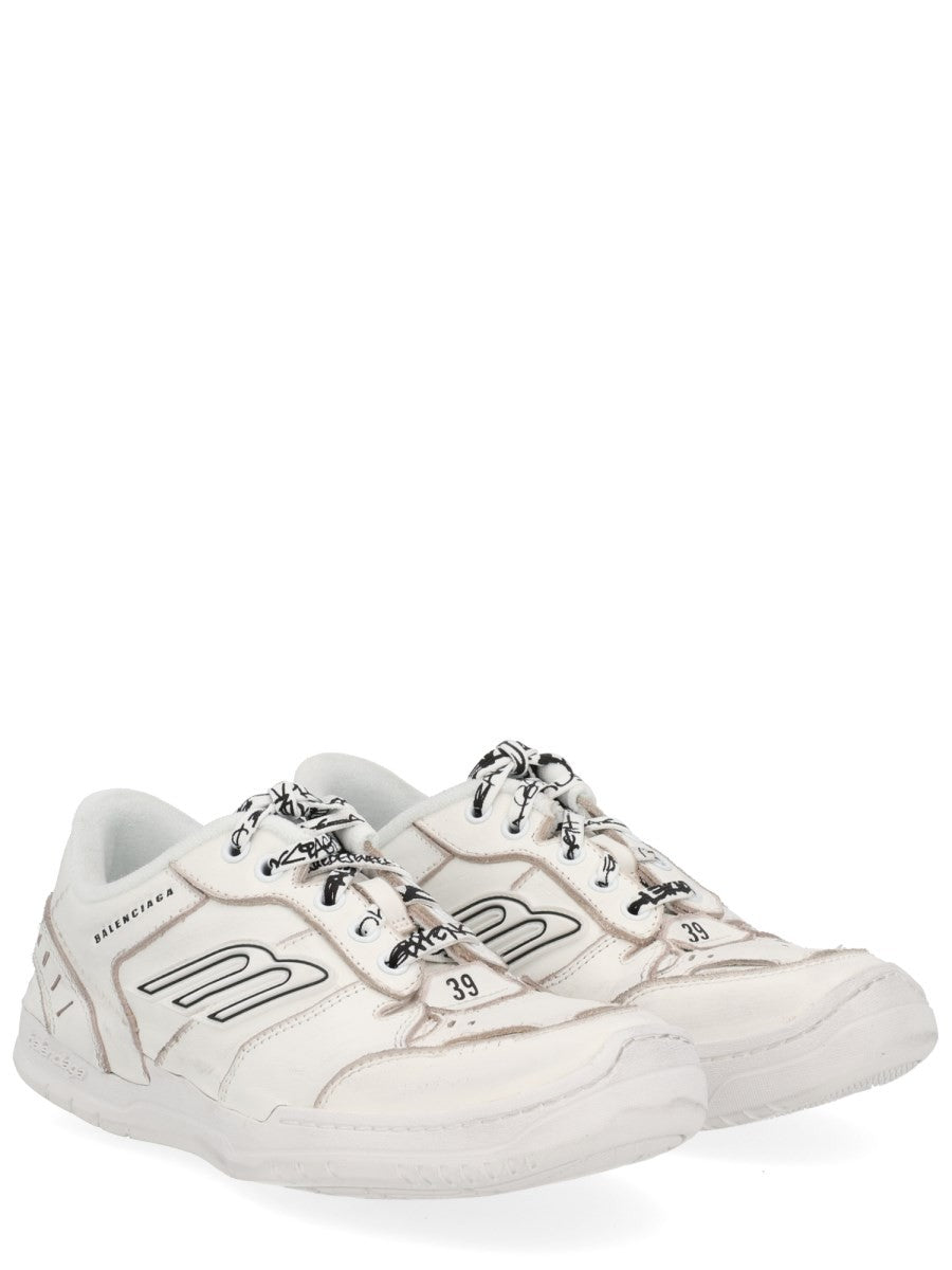 Balenciaga Women's Hamptons Sneaker White