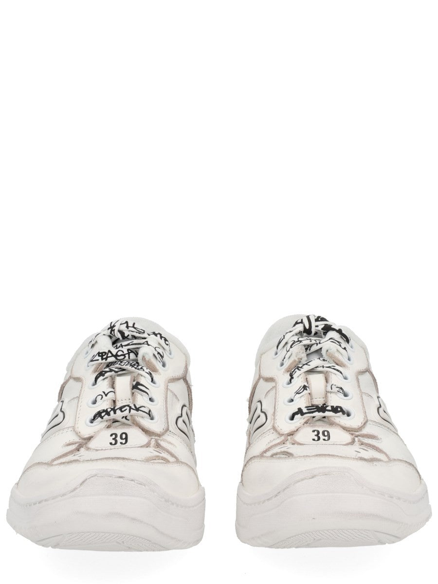 Balenciaga Women's Hamptons Sneaker White