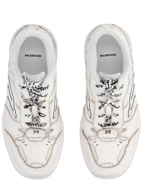 Balenciaga Women's Hamptons Sneaker White