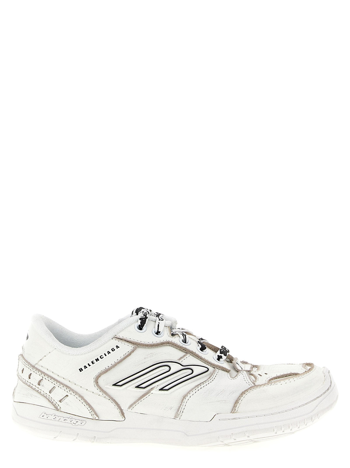 Balenciaga Hamptons Worn Out Medio Sneakers White