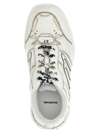 Balenciaga Hamptons Worn Out Medio Sneakers White, view 4