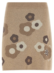 Kenzo Hana Dots Skirt Beige