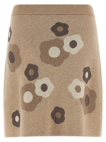 Kenzo Hana Dots Skirt Beige