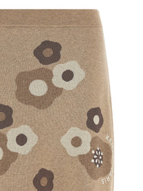 Kenzo Hana Dots Skirt Beige