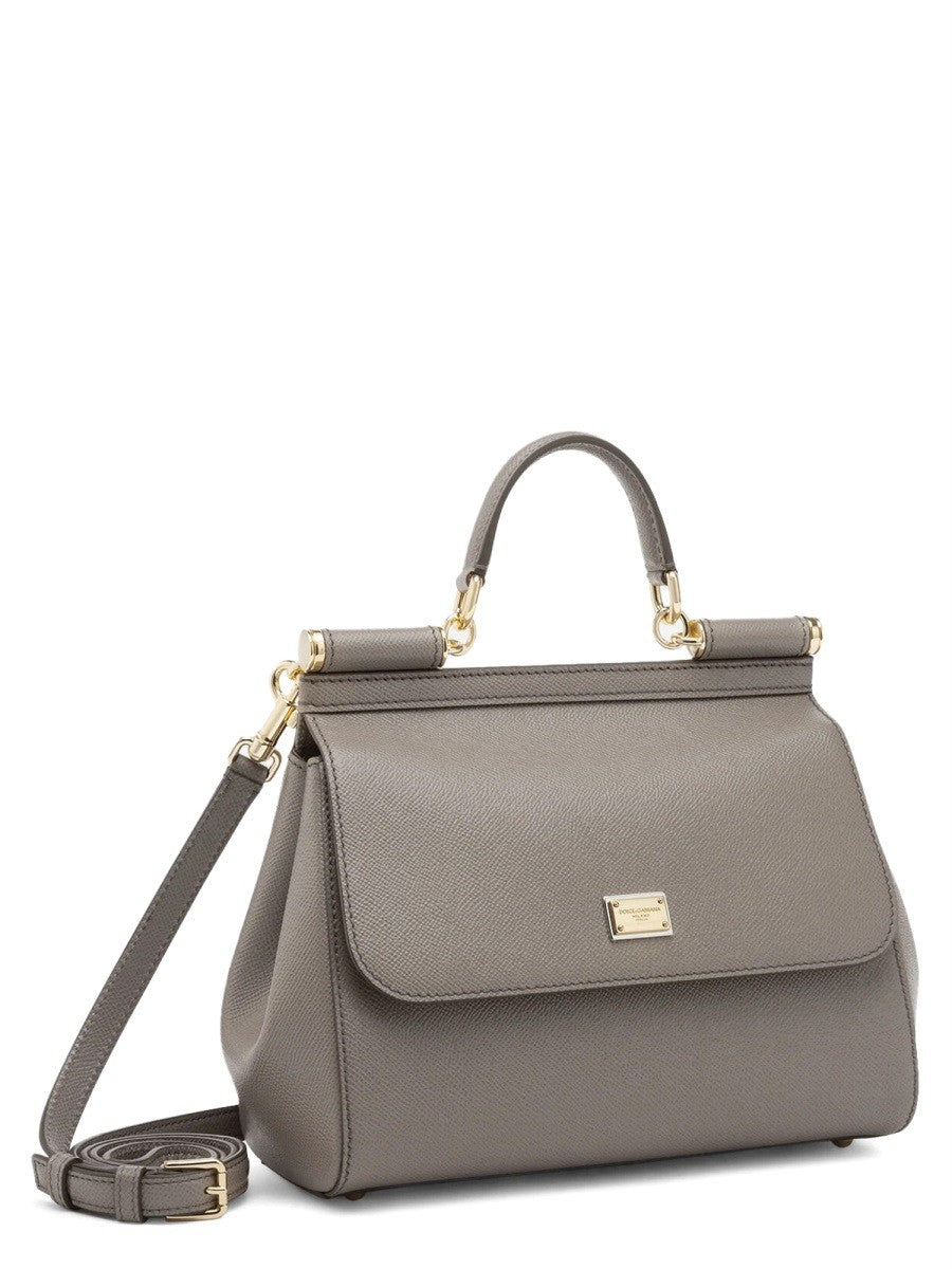 Dolce &amp; Gabbana Women's Borsa Mano Sicily Large Beige