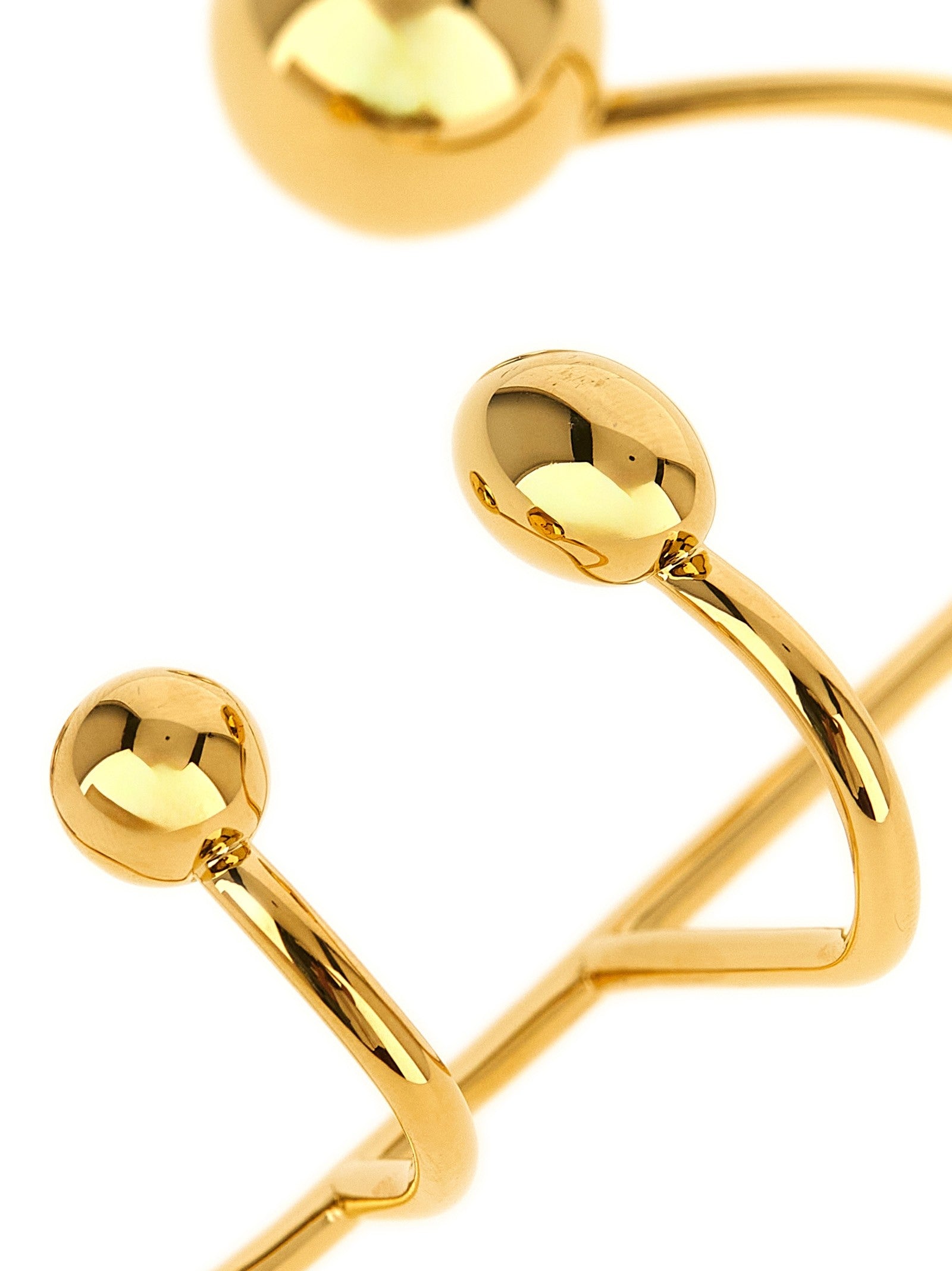 Rabanne Handcuff Punk Bracelet Gold