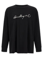MM6 Maison Margiela Handwriting Print Shirt Black