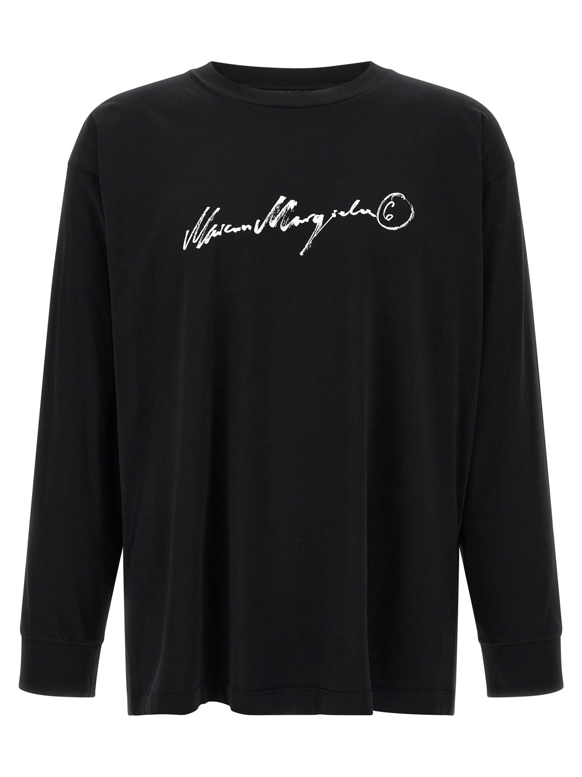 MM6 Maison Margiela Handwriting Print Shirt Black