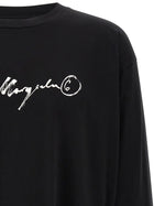MM6 Maison Margiela Handwriting Print Shirt Black