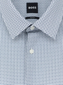 BOSS Men's Hank Jersey Shirt Blue