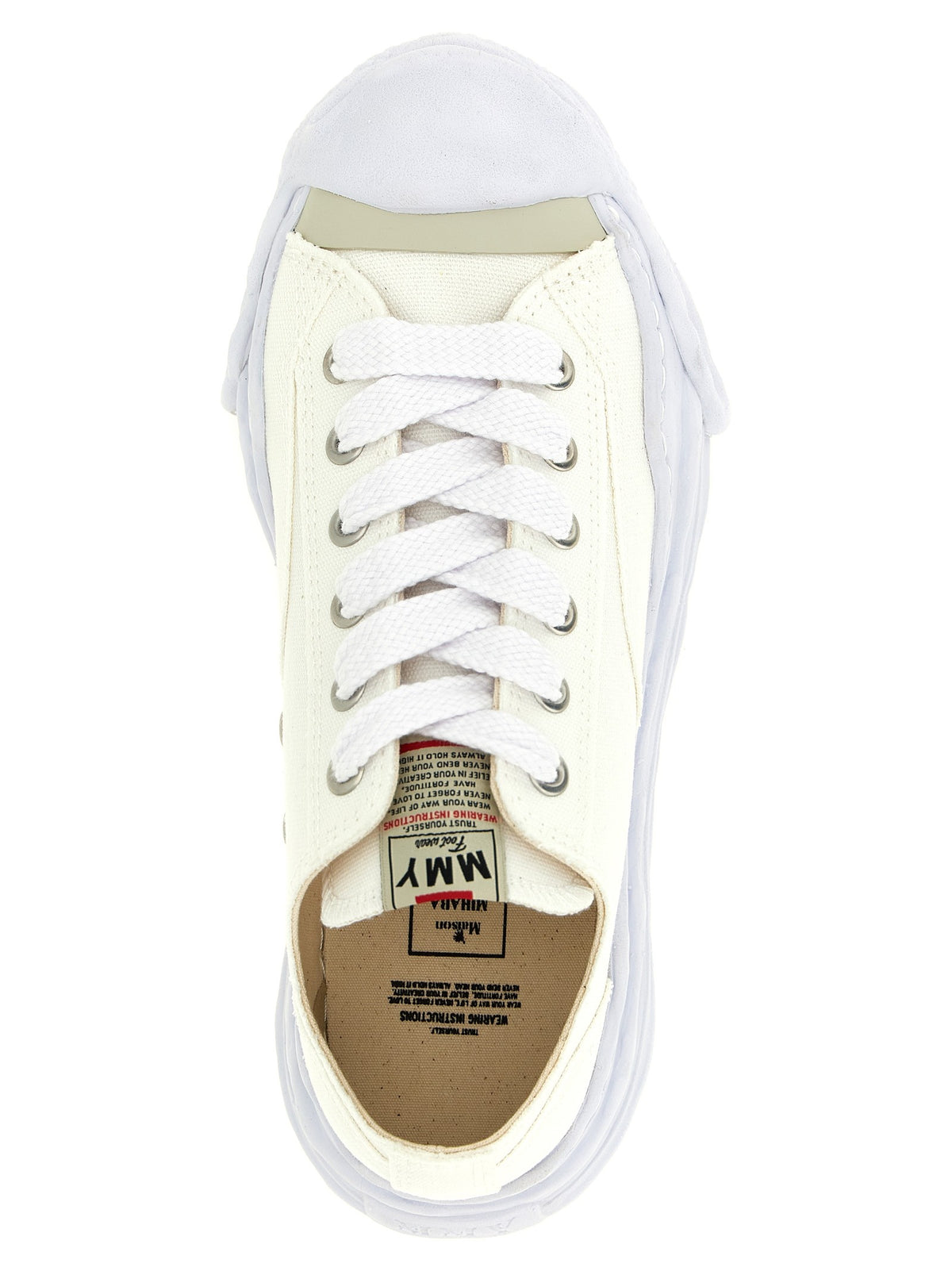 Maison MIHARA YASUHIRO Hank Low Sneakers White, view 4