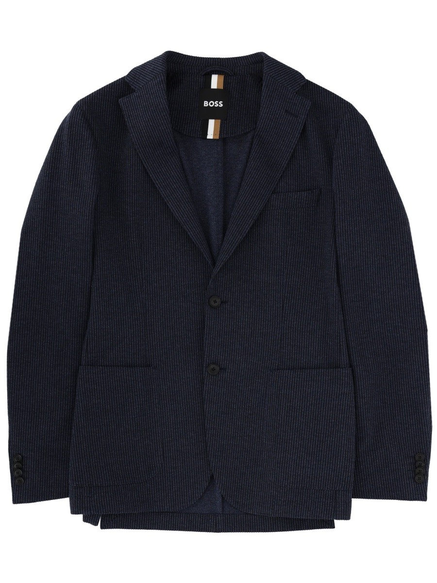 BOSS Men's Hanry Jacket Blue