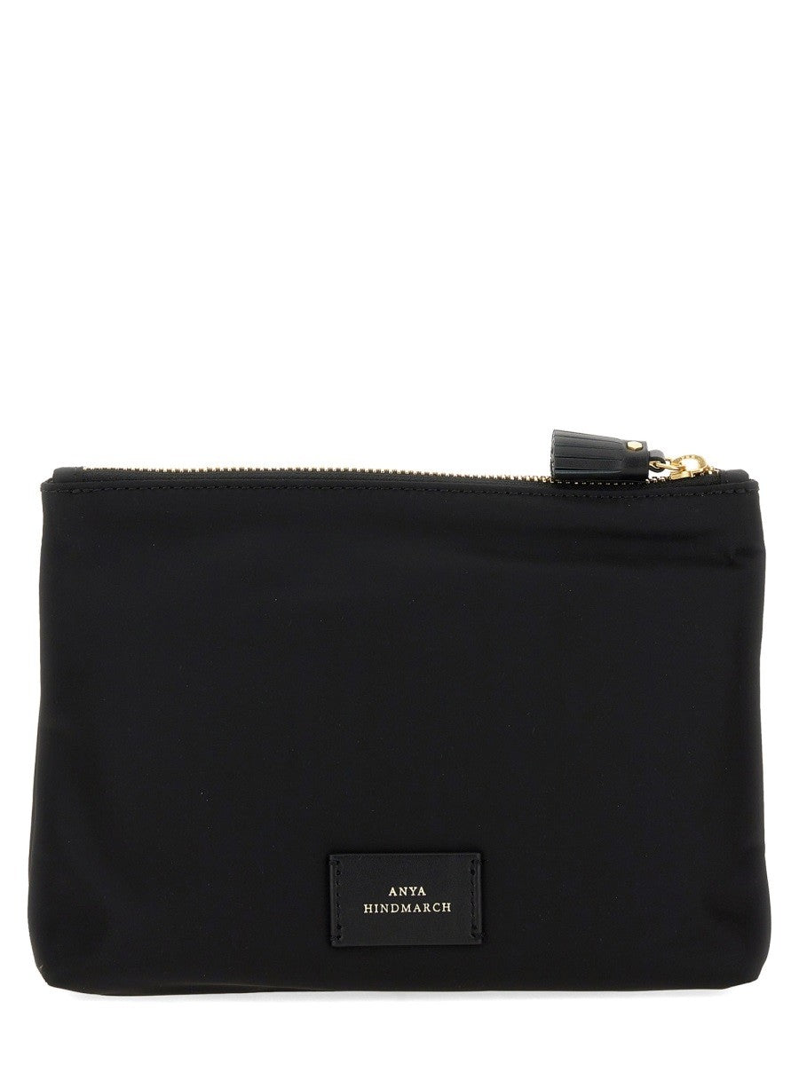 Anya Hindmarch Women's Happy Eyes Pouch Black Anya Hindmarch