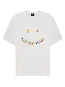 Ps By Paul Smith Men's Happy Shirt White