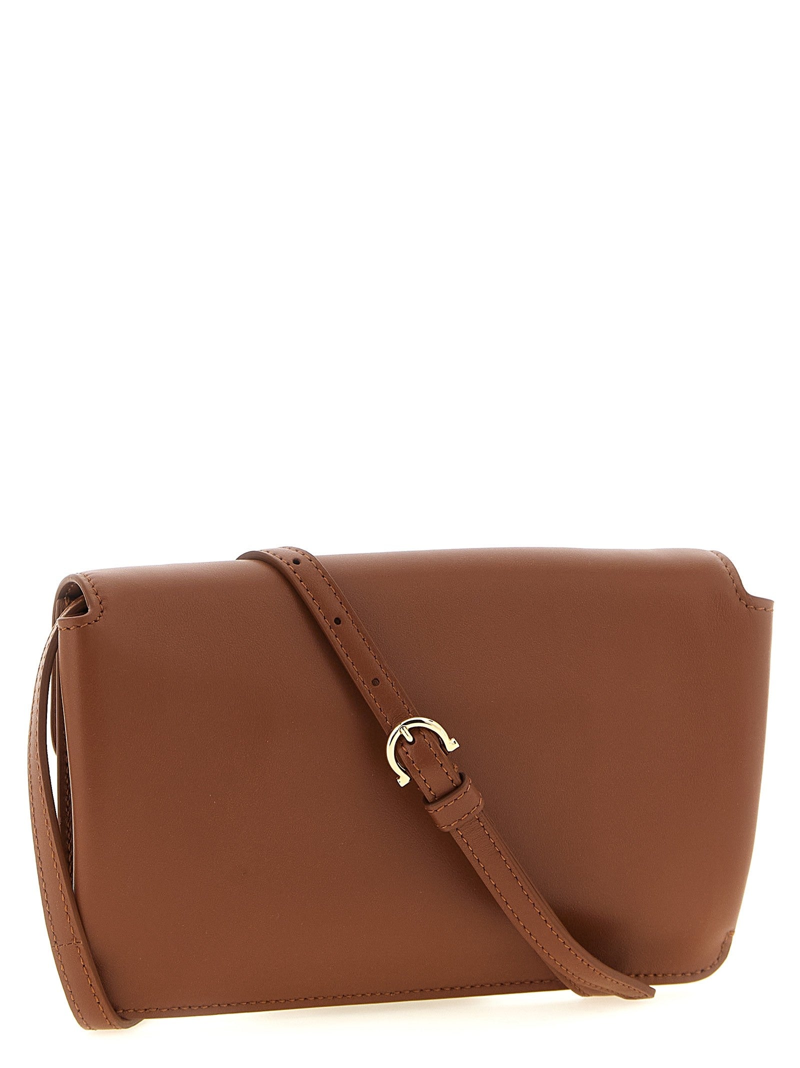 Ferragamo Harley Clutch Brown